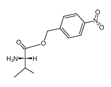 L-valine p-nitrobenzyl ester结构式