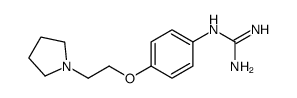 1-(4-(2-(PYRROLIDIN-1-YL)ETHOXY)PHENYL)GUANIDINE Structure