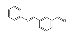 3-[(phenylimino)methyl]benzaldehyde结构式