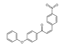 3-(4-nitrophenyl)-1-(4-phenoxyphenyl)prop-2-en-1-one结构式