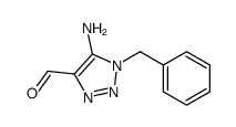 5-amino-1-benzyltriazole-4-carbaldehyde Structure