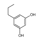 5-丙苯-1,3-二醇结构式