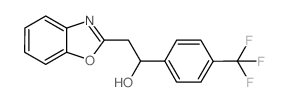 2-Benzoxazol-2-yl-1-(4-trifluoromethylphenyl)-ethanol Structure