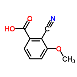 2-Cyano-3-methoxybenzoic acid结构式