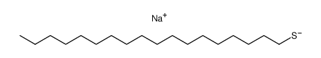 sodium n-octadecanethiolate结构式