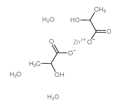 ZINC LACTATE TRIHYDRATE Structure