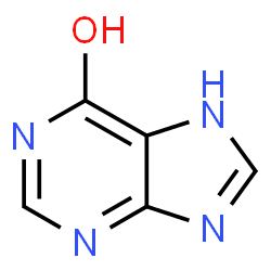 9H-Purin-6-ol (9CI)结构式