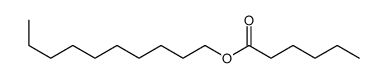 decyl hexanoate Structure