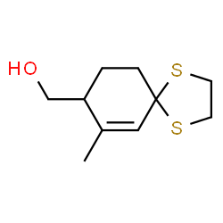 (7-METHYL-1,4-DITHIA-SPIRO(4.5)DEC-6-EN-8-YL)-METHANOL结构式