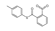 2-Nitrothiobenzoic acid S-(4-methylphenyl) ester Structure