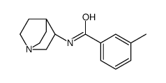 N-(1-azabicyclo[2.2.2]octan-3-yl)-3-methylbenzamide结构式