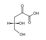 (S)-4,5-dihydroxy-2-oxopentanoic acid结构式