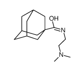 N-[2-(dimethylamino)ethyl]adamantane-1-carboxamide结构式