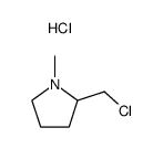 2-(CHLOROMETHYL)-1-METHYLPYRROLIDINE HYDROCHLORIDE结构式