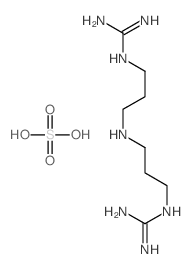 2-[3-[3-(diaminomethylideneamino)propylamino]propyl]guanidine,sulfuric acid结构式