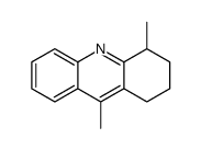 4,9-dimethyl-1,2,3,4-tetrahydroacridine结构式