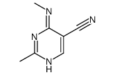 5-Pyrimidinecarbonitrile, 2-methyl-4-(methylamino)- (9CI) picture