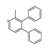 2-methyl-3,4-diphenylpyridine Structure