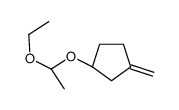 Cyclopentane, 1-(1-ethoxyethoxy)-3-methylene-, (1S)- (9CI) structure