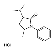 3-(dimethylamino)-5-methyl-1-phenylpyrrolidin-2-one,hydrochloride Structure