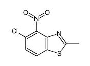5-chloro-2-methyl-4-nitro-benzothiazole Structure