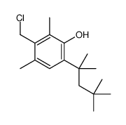 3-(chloromethyl)-2,4-dimethyl-6-(2,4,4-trimethylpentan-2-yl)phenol Structure