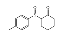 2-(4-methylphenyl)sulfinylcyclohexan-1-one Structure