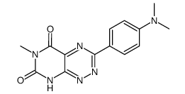 3-(p-dimethylaminophenyl)-6-methylpyrimido<5,4-e>as-triazine-5,7(6H,8H)-dione Structure