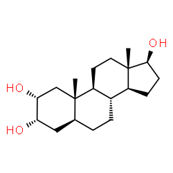 androstane-2,3,17-triol structure