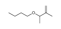 1-Butene, 3-butoxy-2-methyl-结构式