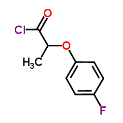 2-(4-Fluorophenoxy)propanoyl chloride Structure