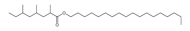 octadecyl 2,4,6-trimethyloctanoate结构式