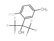 1,1,1,3,3,3-hexafluoro-2-(5-methyl-2-sulfanyl-phenyl)propan-2-ol structure