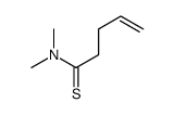 N,N-dimethylpent-4-enethioamide结构式