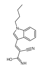 2-Propenamide,3-(1-butyl-1H-indol-3-yl)-2-cyano-(9CI) picture