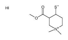 methyl 1,1-dimethyl-4-sulfanylpiperidin-1-ium-3-carboxylate,iodide Structure