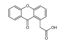 2-(9-oxoxanthen-1-yl)acetic acid结构式