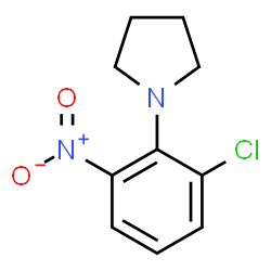 1-(2-Chloro-6-nitrophenyl)pyrrolidine structure