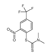 [2-nitro-4-(trifluoromethyl)phenyl] N,N-dimethylcarbamodithioate Structure