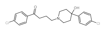 4-[4-(4-CHLOROPHENYL)-4HYDROXY-1-PIPERIDINYL]-1-(4-CHLOROPHENYL)-1-BUTANONE结构式
