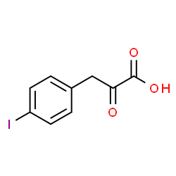 BENZENEPROPANOIC ACID, 4-IODO-.ALPHA.-OXO- structure