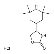 4-(2,2,6,6-tetramethyl-piperidin-4-yl)-oxazolidin-2-one, hydrochloride结构式