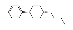 trans-1-butyl-4-phenylcyclohexane结构式