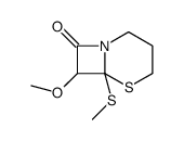 7-methoxy-6-methylsulfanyl-5-thia-1-azabicyclo[4.2.0]octan-8-one结构式