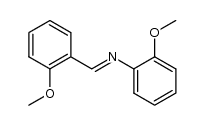 2-methoxy-N-(2'-methoxybenzylidene)aniline结构式