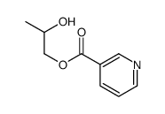 2-hydroxypropyl pyridine-3-carboxylate结构式