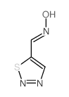 1,2,3-Thiadiazole-5-carboxaldehyde,oxime结构式