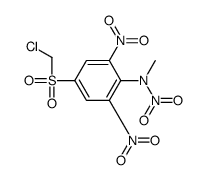 N-[4-(chloromethylsulfonyl)-2,6-dinitrophenyl]-N-methylnitramide结构式