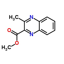 Methyl 3-methyl-2-quinoxalinecarboxylate Structure