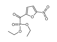 diethoxyphosphoryl-(5-nitrofuran-2-yl)methanone结构式